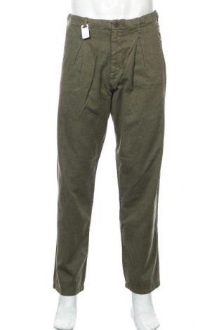 Męskie spodnie Springfield, Rozmiar M, Kolor Zielony, 68% tencel, 32% bawełna, Cena 72,00 zł