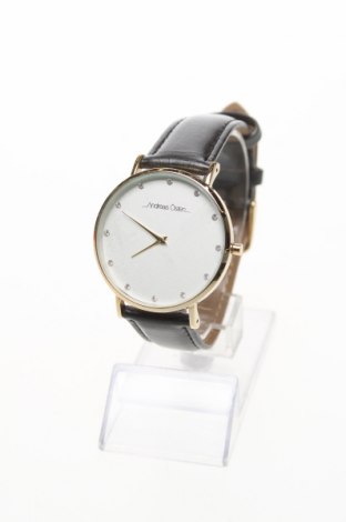 Ρολόι Andreas Osten, Χρώμα Μαύρο, Μέταλλο, γνήσιο δέρμα, Τιμή 28,53 €