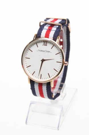 Ρολόι Andreas Osten, Χρώμα Πολύχρωμο, Μέταλλο, κλωστοϋφαντουργικά προϊόντα, Τιμή 28,53 €