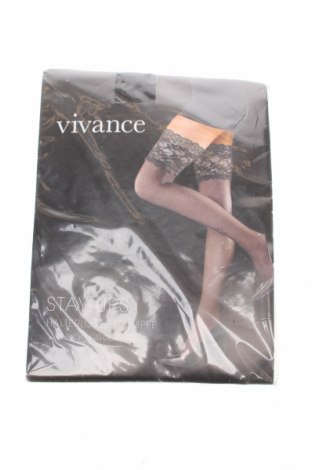 Socken Vivance, Größe S, Farbe Schwarz, 85% Polyamid, 15% Elastan, Preis 9,28 €