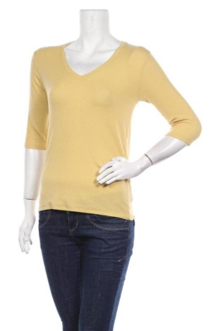 Дамска блуза Arnie Says, Размер S, Цвят Жълт, 64% тенсел, 31% памук, 5% еластан, Цена 24,96 лв.