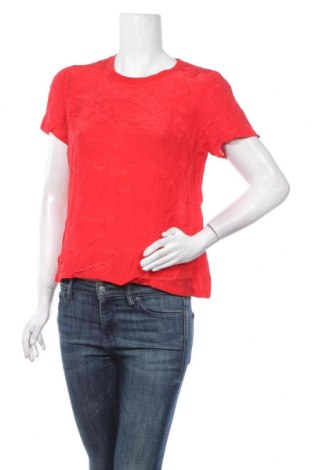 Дамска блуза Calvin Klein Jeans, Размер S, Цвят Червен, Цена 35,70 лв.