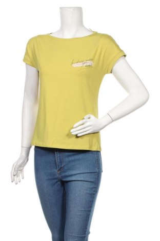 Damen Shirt Comma,, Größe XS, Farbe Grün, 47% Baumwolle, 47% Modal, 6% Elastan, Preis 42,35 €