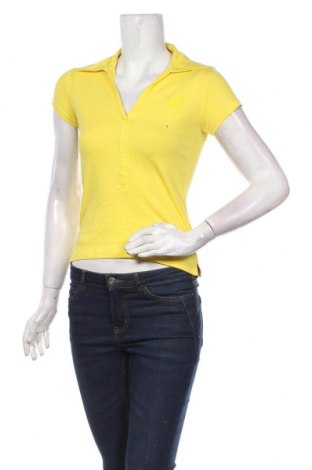 Γυναικεία μπλούζα Giordano, Μέγεθος XS, Χρώμα Κίτρινο, Βαμβάκι, Τιμή 4,71 €