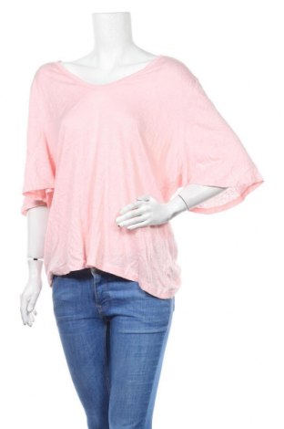 Γυναικεία μπλούζα Lindex, Μέγεθος XL, Χρώμα Ρόζ , Λινό, Τιμή 18,84 €