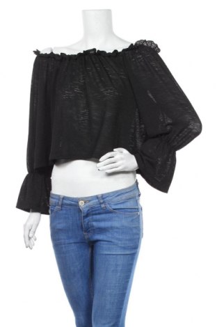 Γυναικεία μπλούζα NA-KD, Μέγεθος M, Χρώμα Μαύρο, 95% πολυεστέρας, 5% ελαστάνη, Τιμή 16,89 €