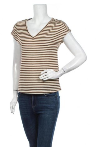 Damen Shirt ONLY, Größe XS, Farbe Mehrfarbig, 84% Polyester, 14% Leinen, 2% Metallfasern, Preis 19,70 €