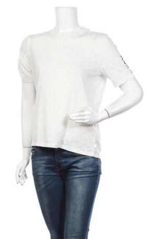 Damen T-Shirt Maison Scotch, Größe L, Farbe Grau, 65% Polyester, 35% Baumwolle, Preis 28,10 €