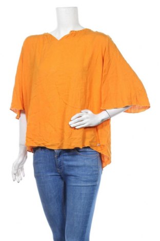 Дамска блуза Tom Tailor, Размер XL, Цвят Оранжев, Вискоза, Цена 29,40 лв.