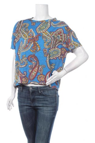 Дамска блуза Zara, Размер L, Цвят Многоцветен, Цена 24,15 лв.