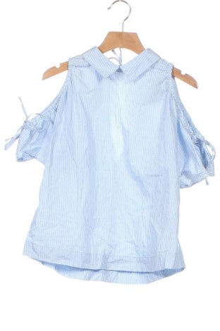 Дамска блуза Zara Trafaluc, Размер XS, Цвят Син, Памук, Цена 23,10 лв.