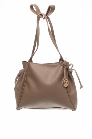 Γυναικεία τσάντα Beverly Hills Polo Club, Χρώμα Καφέ, Γνήσιο δέρμα, Τιμή 74,44 €