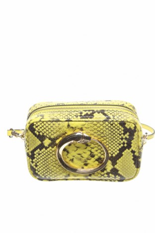 Γυναικεία τσάντα Cavalli Class, Χρώμα Κίτρινο, Γνήσιο δέρμα, Τιμή 210,75 €