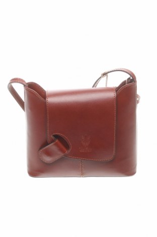 Γυναικεία τσάντα Lia Biassoni, Χρώμα Καφέ, Γνήσιο δέρμα, Τιμή 116,94 €