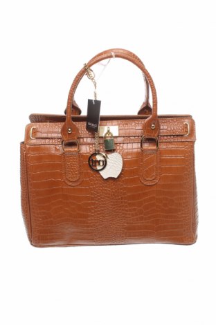 Γυναικεία τσάντα Mia Tomazzi, Χρώμα Καφέ, Γνήσιο δέρμα, Τιμή 143,73 €