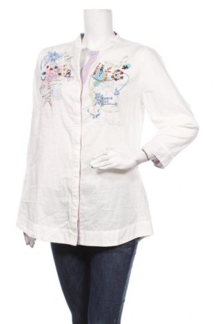 Damska koszula Desigual, Rozmiar XL, Kolor Biały, Cena 134,34 zł