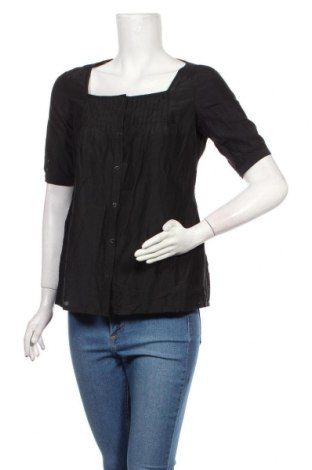 Дамска риза Esprit, Размер XS, Цвят Черен, 72% памук, 28% коприна, Цена 25,20 лв.