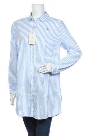 Γυναικείο πουκάμισο Tom Tailor, Μέγεθος L, Χρώμα Μπλέ, Βαμβάκι, Τιμή 27,69 €