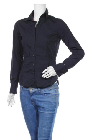 Γυναικείο πουκάμισο Tommy Hilfiger, Μέγεθος M, Χρώμα Μπλέ, 97% βαμβάκι, 3% ελαστάνη, Τιμή 10,14 €