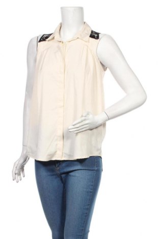 Γυναικείο πουκάμισο mbyM, Μέγεθος M, Χρώμα  Μπέζ, Τιμή 18,19 €
