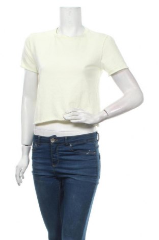Damen T-Shirt Defacto, Größe S, Farbe Gelb, Baumwolle, Preis 6,52 €