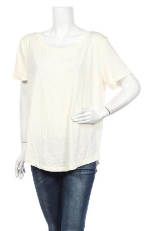 Dámské tričko H&M, Velikost L, Barva Krémová, 50% bavlna, 50% modal, Cena  316,00 Kč