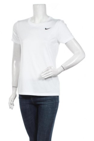 Damen T-Shirt Nike, Größe S, Farbe Weiß, Polyester, Preis 24,33 €