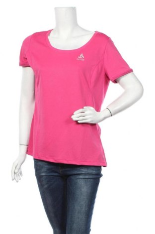 Damski T-shirt Odlo, Rozmiar L, Kolor Różowy, 90% poliester, 10% inny materiał, Cena 97,88 zł