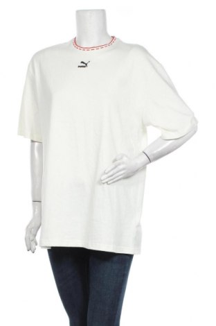 Tricou de femei PUMA, Mărime S, Culoare Ecru, 98% bumbac, 2% elastan, Preț 152,96 Lei