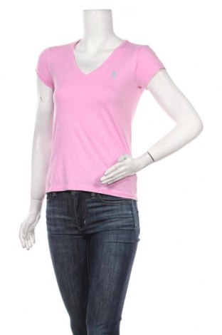 Damen T-Shirt Polo By Ralph Lauren, Größe S, Farbe Rosa, Baumwolle, Preis 22,27 €