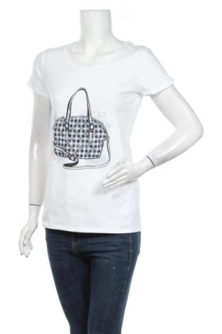 Damen T-Shirt TWINSET, Größe S, Farbe Weiß, 95% Baumwolle, 5% Elastan, Preis 38,08 €