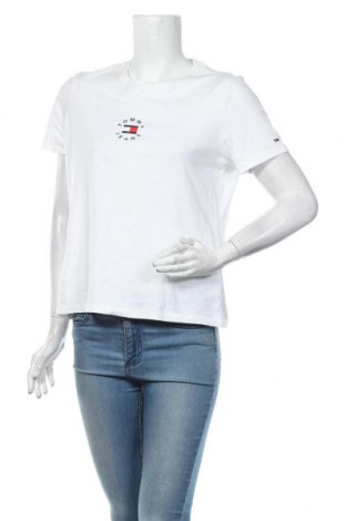 Γυναικείο t-shirt Tommy Hilfiger, Μέγεθος L, Χρώμα Λευκό, 100% βαμβάκι, Τιμή 27,43 €