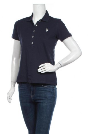 Dámské tričko U.S. Polo Assn., Velikost M, Barva Modrá, 95% bavlna, 5% elastan, Cena  1 004,00 Kč
