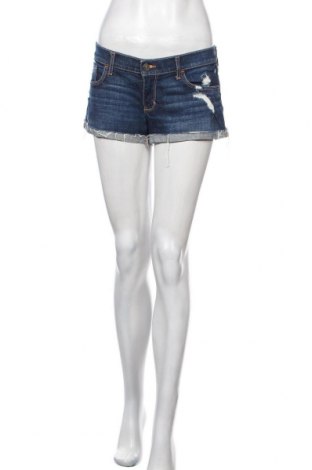 Дамски къс панталон Abercrombie & Fitch, Размер M, Цвят Син, 99% памук, 1% еластан, Цена 35,70 лв.