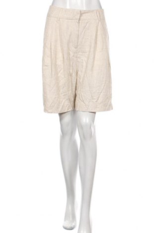 Damen Shorts Object, Größe M, Farbe Beige, 80% Viskose, 20% Leinen, Preis 19,55 €
