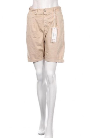 Γυναικείο κοντό παντελόνι Please, Μέγεθος M, Χρώμα  Μπέζ, 98% βαμβάκι, 2% ελαστάνη, Τιμή 17,86 €