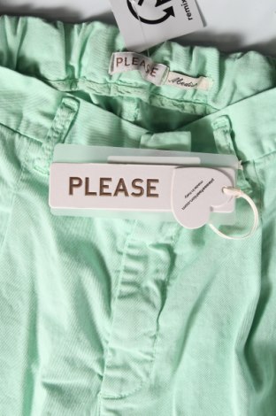 Γυναικείο κοντό παντελόνι Please, Μέγεθος M, Χρώμα Πράσινο, 98% βαμβάκι, 2% ελαστάνη, Τιμή 25,52 €