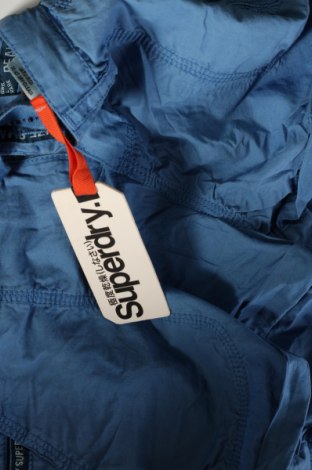 Pantaloni scurți de femei Superdry, Mărime S, Culoare Albastru, Bumbac, Preț 219,57 Lei