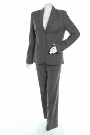 Damen Kostüm Hugo Boss, Größe L, Farbe Grau, 98% Wolle, 2% Elastan, Preis 130,82 €