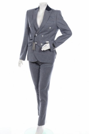 Дамски костюм Shelby & Sons, Размер M, Цвят Син, 30% памук, 30% полиестер, 25% вълна, 5% други тъкани, Цена 151,50 лв.