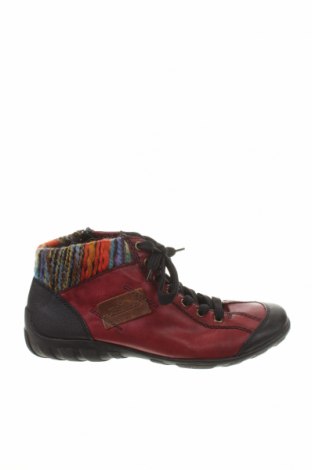 Dámské boty  Rieker, Velikost 39, Barva Červená, Eko kůže, textile , Cena  526,00 Kč