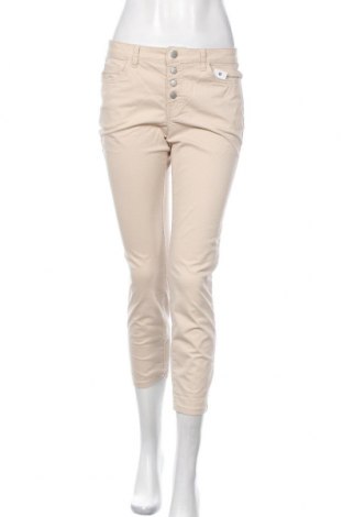 Дамски панталон Ajc, Размер S, Цвят Бежов, 98% памук, 2% еластан, Цена 10,35 лв.
