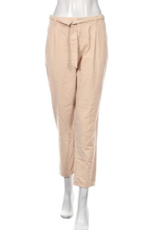 Дамски панталон Camaieu, Размер XL, Цвят Бежов, 65% лиосел, 35% памук, Цена 44,85 лв.