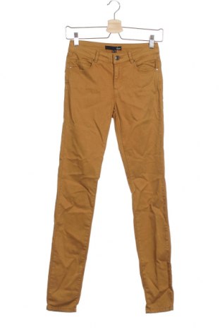 Дамски панталон Etam, Размер XS, Цвят Жълт, Цена 3,27 лв.