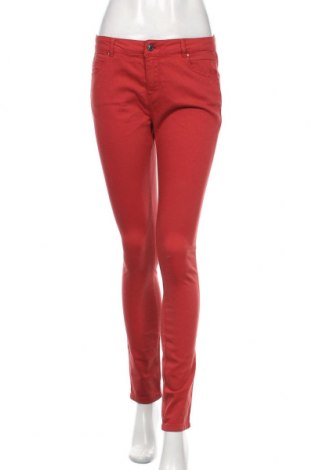 Дамски панталон Etam, Размер M, Цвят Червен, 43% памук, 43% лиосел, 11% полиестер, 3% еластан, Цена 70,85 лв.