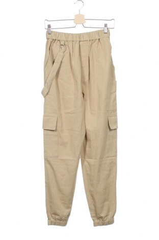 Дамски панталон Missguided, Размер XS, Цвят Бежов, Памук, Цена 13,80 лв.