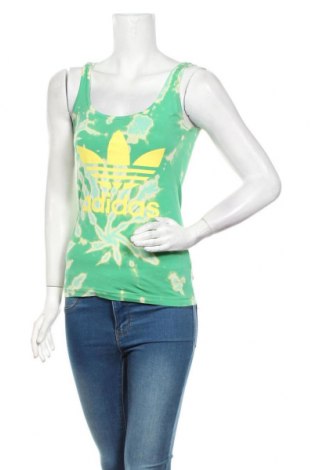 Γυναικείο αμάνικο μπλουζάκι Adidas Originals, Μέγεθος S, Χρώμα Πράσινο, Βαμβάκι, Τιμή 22,27 €