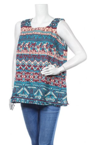 Γυναικείο αμάνικο μπλουζάκι Bpc Bonprix Collection, Μέγεθος XL, Χρώμα Πολύχρωμο, Βαμβάκι, Τιμή 14,94 €