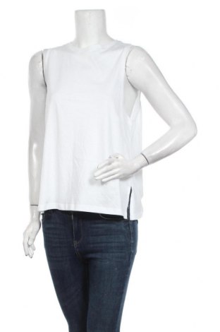 Γυναικείο αμάνικο μπλουζάκι H&M, Μέγεθος S, Χρώμα Λευκό, Βαμβάκι, Τιμή 13,64 €