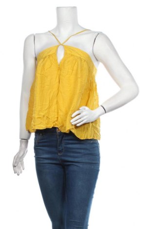 Γυναικείο αμάνικο μπλουζάκι H&M, Μέγεθος M, Χρώμα Κίτρινο, 54% lyocell, 46% βισκόζη, Τιμή 14,94 €